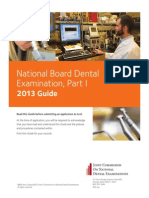 National Board Dental Examination, Part I: 2013 Guide