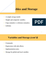 Variables & Storage