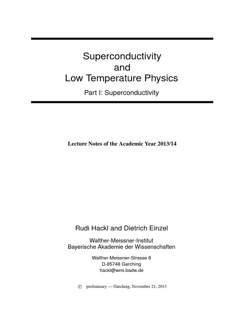 SC 2013 | PDF | Superconductivity | Electrical Resistivity