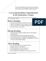 scaffolding reading comprehension elementary