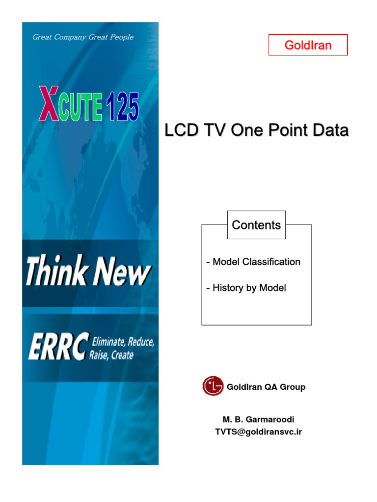 LCD TV Onepoint Guide How To Repair LCD | PDF