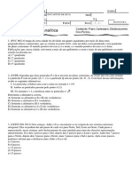 Prova 1 de Geometria Analitica PDF