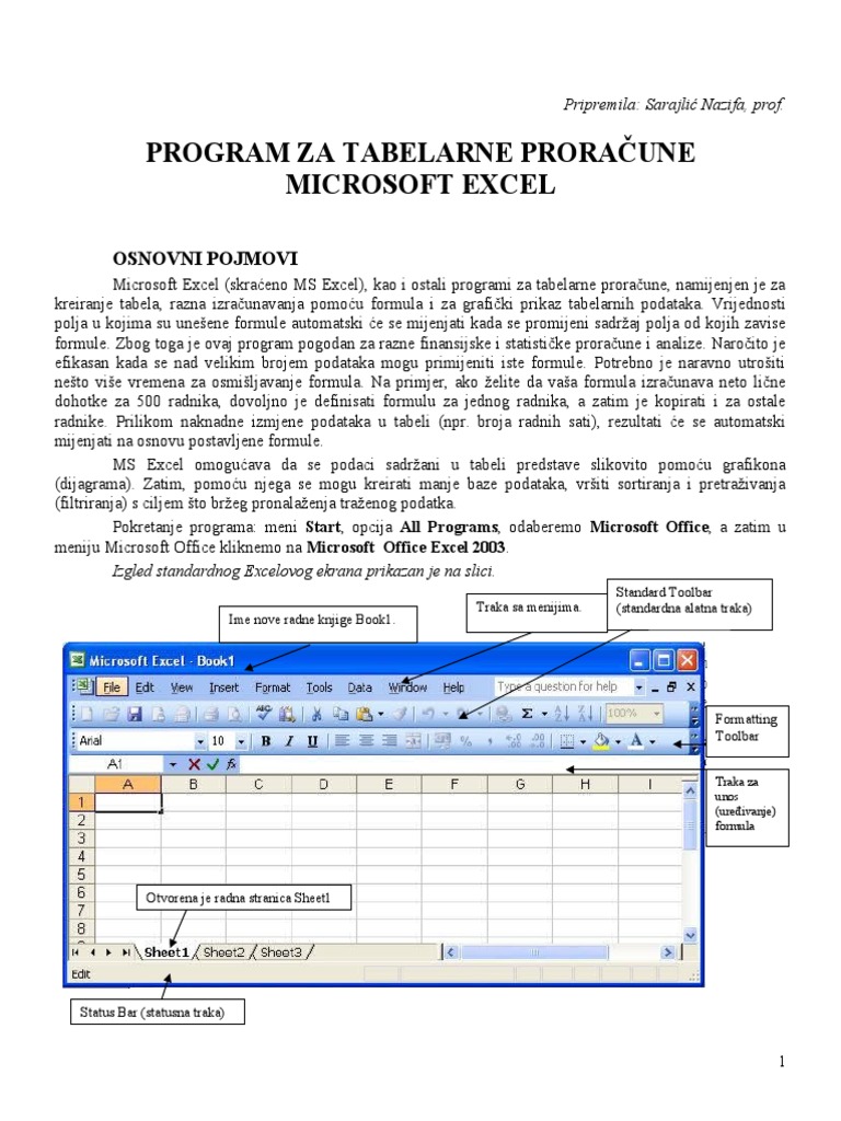 Excel Informatika1 | PDF