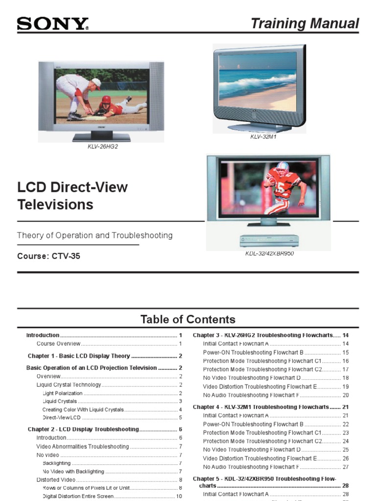Training Manual | Thin Film Transistor Liquid Crystal Display | Liquid  Crystal Display