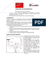 Calibración de Manómetros