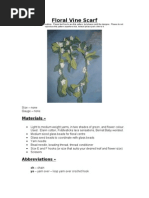 Download Floral Vine Lariat Scarf - My Pattern by onyxnox SN21533629 doc pdf