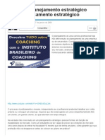 Carreira_ Planejamento estratégico versus Pensamento estratégico - Artigos - Marketing - Administradores