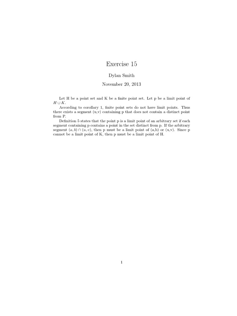 Exercise 15 Take 3 | PDF