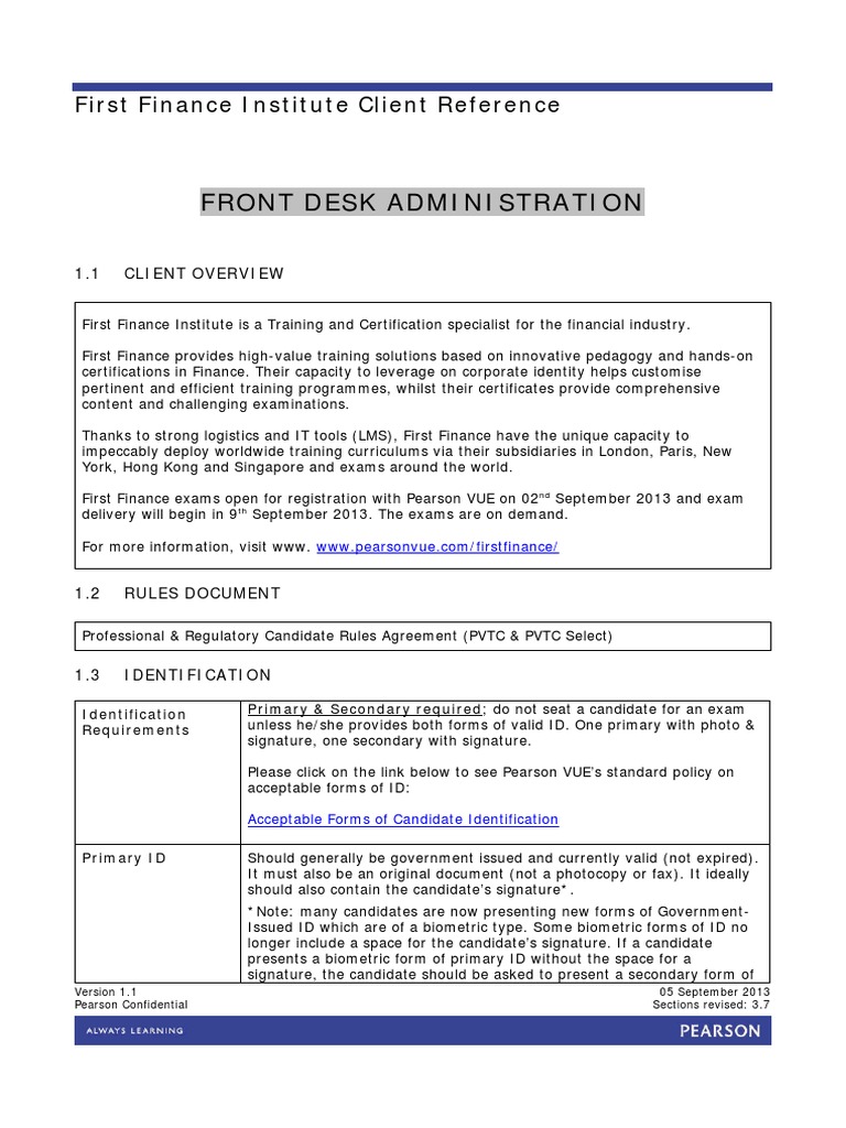First Finance Client Reference | PDF | Identity Document | Test ...