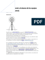 Las Zonas Fresnel y El Alcance de Los Equipos de Radio Frecuencia