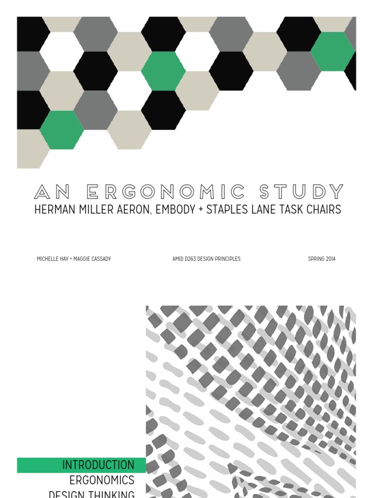Ergonomic Chair Comparison Study | PDF | Chair | Human Factors And ...