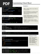 Ruby Socket Programming Cheat Sheet