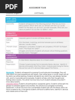 Assessment Plan