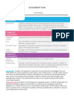 Assessment Plan