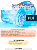 Indian Automotive Supply Chain Outsourcing: By: Bhaskar Maheshwari