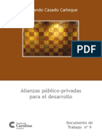 Alianzas Público-Privadas para El Desarrollo - Casado Cañeque, Fernando. Fundación Carolina, 2007