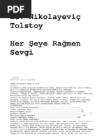 Lev Nikolayeviç Tolstoy _ Her Şeye Rağmen Sevgi