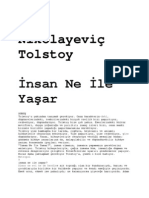 Lev Nikolayevic Tolstoy Insan Ne Ile Yasar