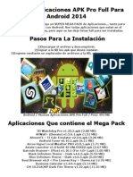 Listado Pack de Aplicaciones APK Pro Full para Android 2014