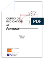 CURSO de Iniciacion Autocad PDF