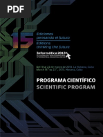 ProgramaCientifico Informatica2013 PDF | PDF | Televisión | Cuba