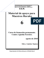 Nº 6. Material de Apoyo para Maestros Rurales - La Circulación de Los Saberes. L Santos