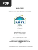 Jurnal Praktikum Penentuan Kadar Air Dan Kadar Abu Dalam BIskuit