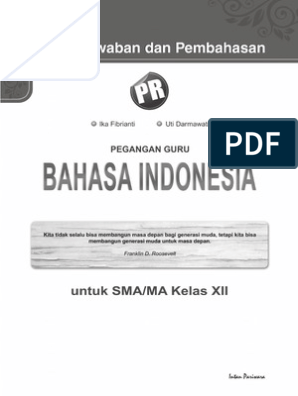 01 Kunсі Jаwаban Bahasa Indonesia Kеlаѕ 12 Copy