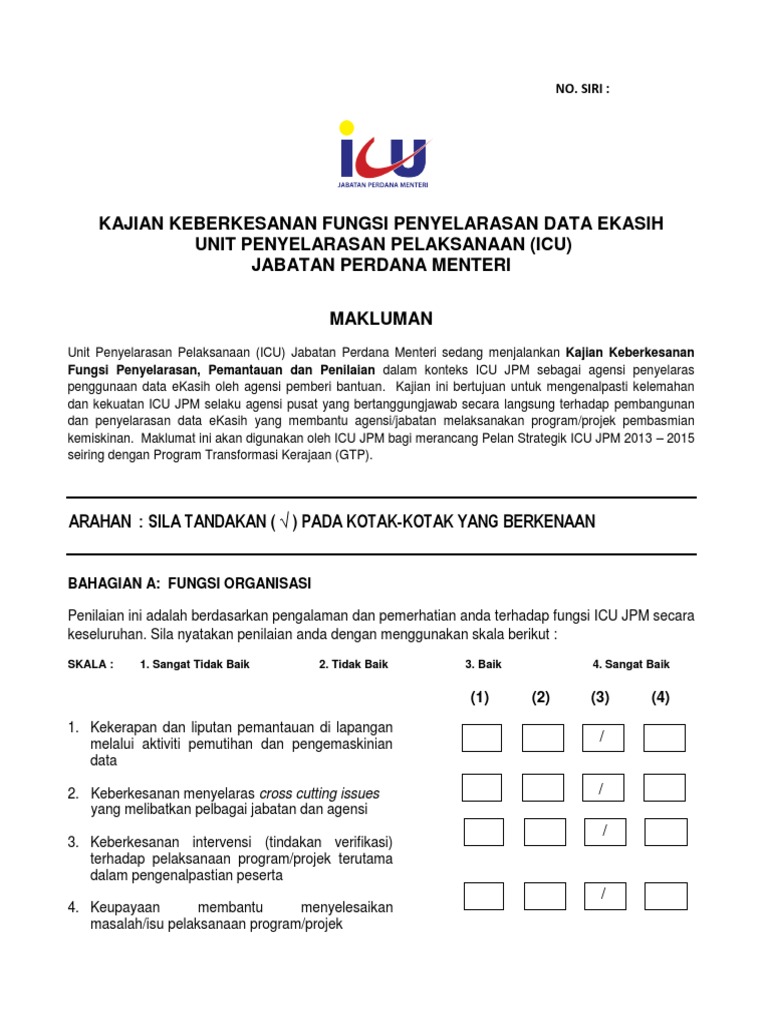 Borang Soal Selidik Penyelarasan Ekasih Edited Pdf