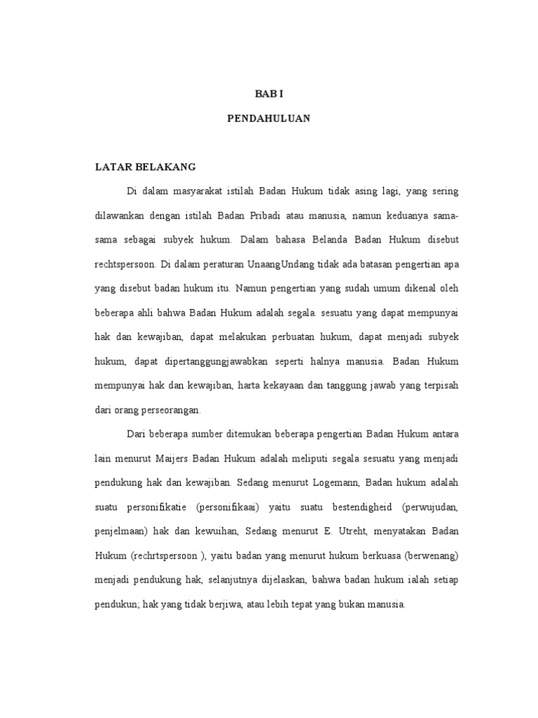 Makalah Tentang Perseroan Terbatas