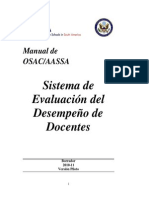 Spanish Version of Teacher Performance Evaluation Handbook