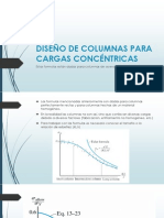 Diseño de Columnas para Cargas Concéntricas