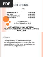 Download DISFUNGSI EREKSI ppt by ElviYanaNizarSarbini SN215412980 doc pdf