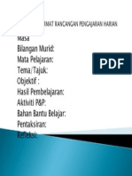 2 Format Rancangan Pengajaran Harian