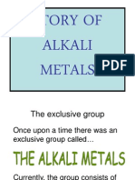 The Story of Alkali Metals