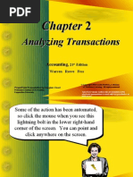 Analyzing Transactions