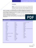 Autonomy Language Support Data Sheet 0506