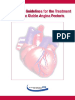 Primary Care Guidelines For The Treatment of Chronic Stable Angina Pectoris