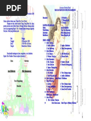 960 Koleksi Contoh Undangan Natal Batak Gratis Terbaik