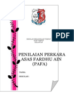 Buku Penilaian Pafa