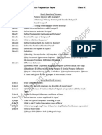 Adamjee Coaching Centre Preparation Paper For Computer Studies IX