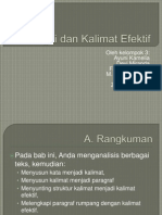 Fungsi Dan Kalimat Efektif