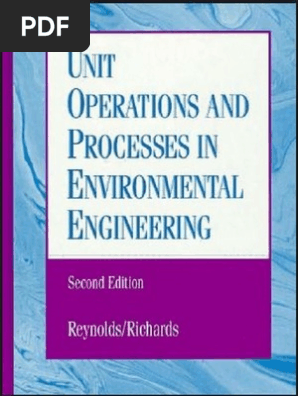 Unit Operations And Processes In Environmental Engineering