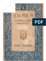 Juan Peron - Conduccion Politica