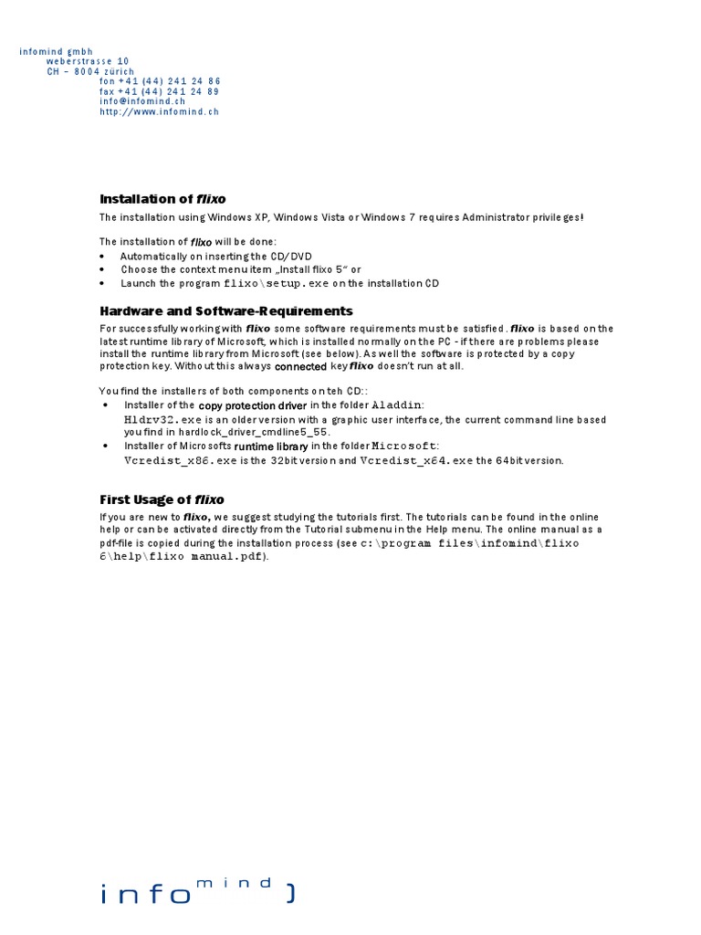 Flixo Installation Guide and Requirements | PDF | Computers