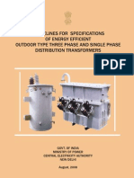 Government of India Specifications on Distribution Transformer
