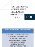 Anatomie Patologica - Leziuni Distrofice