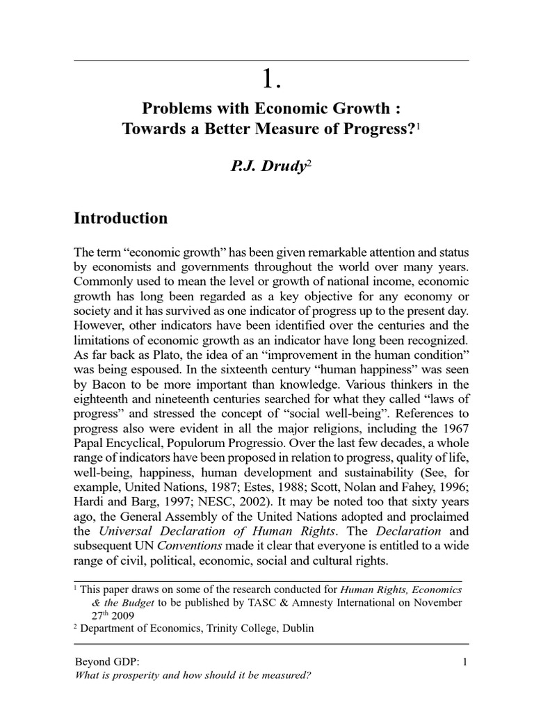 case study on economic growth and development