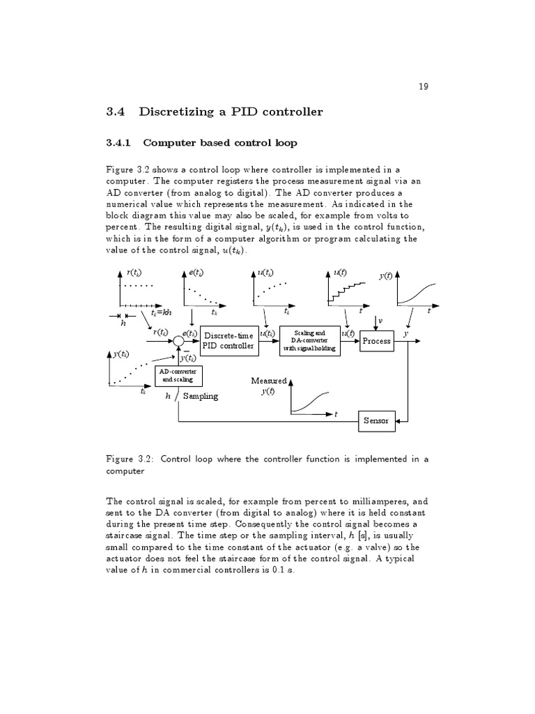 Tidsdiskret Pid Reg PDF Signal (Electrical Engineering) Control