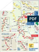 Tour de France Grand Depart Yorkshire 2014 Route Map